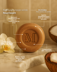 Nettoyant visage solide ultra doux Nourrissant - Peau sèche à très sèche