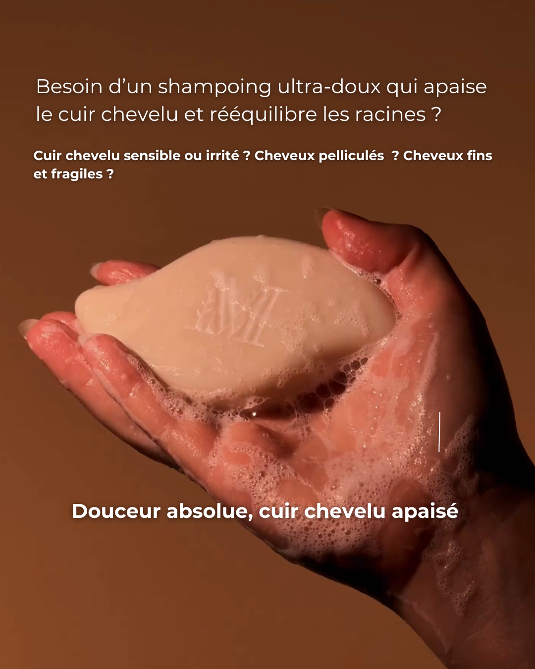 Shampoing solide doux sans sulfate - Fleurs de garrigue