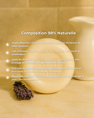 Nettoyant visage solide doux peau sensible - Fleurs de garrigue