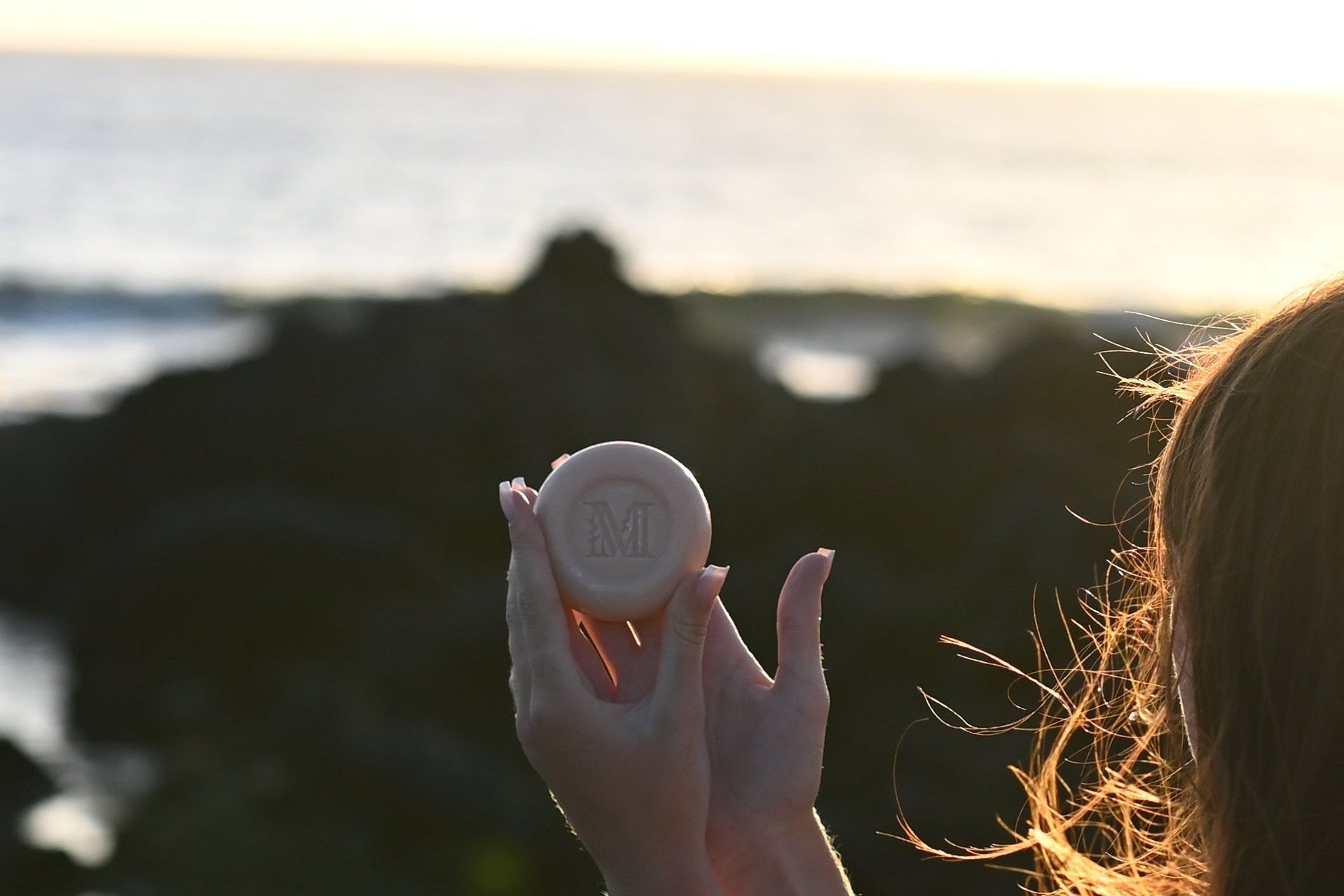 Nettoyant visage solide doux Rose - Peau mixte à sèche, anti tiraillements, teint éclatant