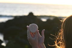 Nettoyant visage solide doux Rose - Peau mixte à sèche, anti tiraillements, teint éclatant