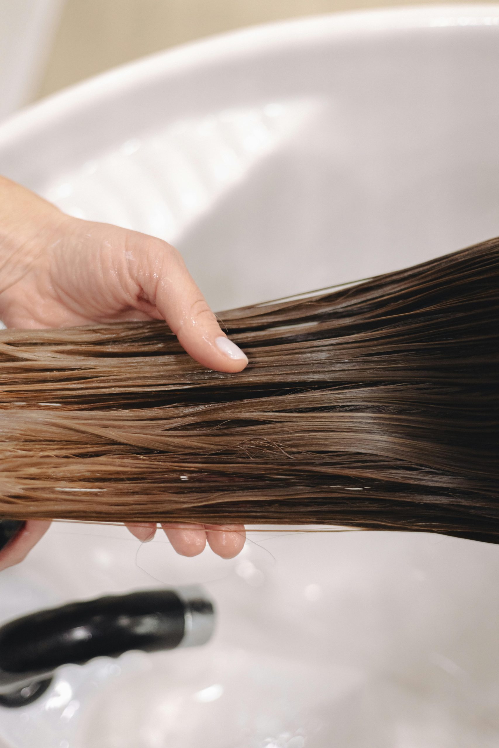 Après-shampoing cheveux secs maison