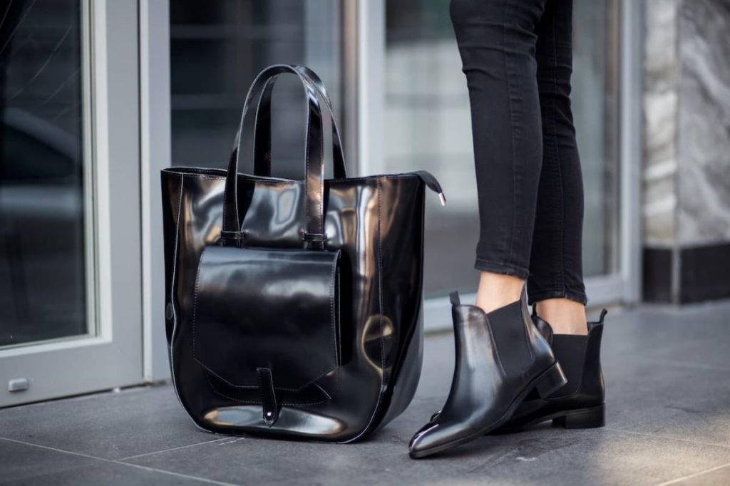 cabas en cuir